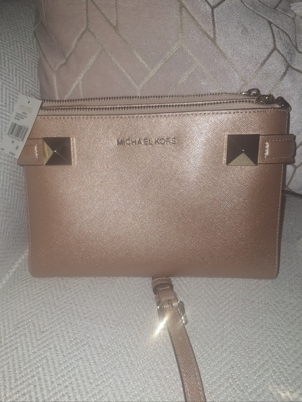 Michael Kors Rose Gold Crossbody Bag